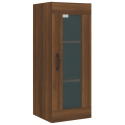 vidaXL Armario de pared colgante marrón roble 34,5x34x90 cm