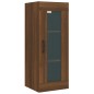 vidaXL Armario de pared colgante marrón roble 34,5x34x90 cm vidaXL Armario de pared colgante marrón roble 34,5x34x90 cm