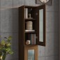 vidaXL Armario de pared colgante marrón roble 34,5x34x90 cm vidaXL Armario de pared colgante marrón roble 34,5x34x90 cm