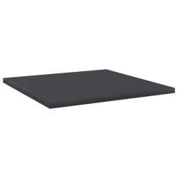 vidaXL Estante estantería 8 uds madera contrachapada gris 40x40x1,5 cm