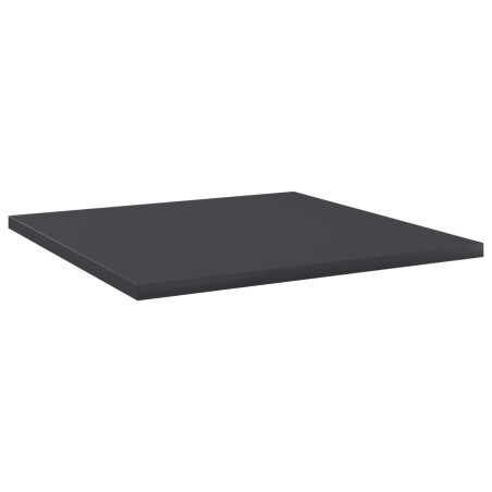 vidaXL Estante estantería 8 uds madera contrachapada gris 40x40x1,5 cm