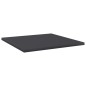 vidaXL Estante estantería 8 uds madera contrachapada gris 40x40x1,5 cm