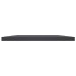vidaXL Estante estantería 8 uds madera contrachapada gris 40x40x1,5 cm