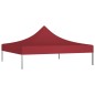 vidaXL Techo de carpa para celebraciones burdeos 2x2 m 270 g/m² 