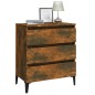 vidaXL Aparador madera contrachapada color roble ahumado 60x35x69 cm vidaXL Aparador madera contrachapada color roble ahumado 60x35x69 cm