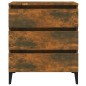 vidaXL Aparador madera contrachapada color roble ahumado 60x35x69 cm vidaXL Aparador madera contrachapada color roble ahumado 60x35x69 cm
