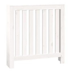 vidaXL Cubierta de radiador madera maciza de pino blanco 79,5x19x84 cm
