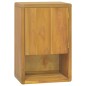 vidaXL Armario de baño de pared madera maciza de teca 45x30x70 cm