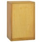 vidaXL Armario de baño de pared madera maciza de teca 45x30x70 cm