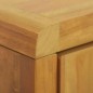 vidaXL Armario de baño de pared madera maciza de teca 45x30x70 cm