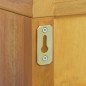 vidaXL Armario de baño de pared madera maciza de teca 45x30x70 cm