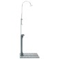 vidaXL Ducha de jardín de madera gris antracita vidaXL Ducha de jardín de madera gris antracita