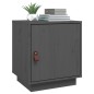 vidaXL Mesitas de noche 2 uds madera maciza pino gris 40x34x45 cm vidaXL Mesitas de noche 2 uds madera maciza pino gris 40x34x45 cm