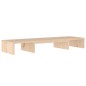 vidaXL Soporte para monitor madera maciza de pino 80x24x10,5 cm