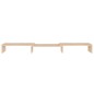vidaXL Soporte para monitor madera maciza de pino 80x24x10,5 cm