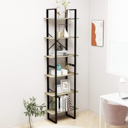 vidaXL Estantería de madera contrachapada roble Sonoma 60x30x210 cm