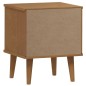 vidaXL Mesita de noche MOLDE madera maciza de pino marrón 40x35x48 cm vidaXL Mesita de noche MOLDE madera maciza de pino marrón 40x35x48 cm