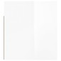 vidaXL Mesita de noche de pared blanco brillante 50x36x40 cm vidaXL Mesita de noche de pared blanco brillante 50x36x40 cm