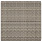 vidaXL Mesa de cafetería plegable ratán sintético gris 55x54x71 cm vidaXL Mesa de cafetería plegable ratán sintético gris 55x54x71 cm