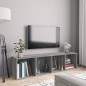 vidaXL Estantería/mueble de TV madera gris Sonoma 143x30x36 cm vidaXL Estantería/mueble de TV madera gris Sonoma 143x30x36 cm
