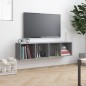 vidaXL Estantería/mueble de TV madera gris Sonoma 143x30x36 cm vidaXL Estantería/mueble de TV madera gris Sonoma 143x30x36 cm