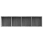 vidaXL Estantería/mueble de TV madera gris Sonoma 143x30x36 cm vidaXL Estantería/mueble de TV madera gris Sonoma 143x30x36 cm