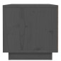 vidaXL Mesita de noche madera maciza de pino gris 40x34x35 cm