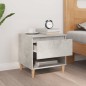 vidaXL Mesita de noche madera contrachapada gris hormigón 50x46x50 cm vidaXL Mesita de noche madera contrachapada gris hormigón 50x46x50 cm