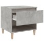 vidaXL Mesita de noche madera contrachapada gris hormigón 50x46x50 cm vidaXL Mesita de noche madera contrachapada gris hormigón 50x46x50 cm