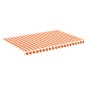 vidaXL Tela de repuesto para toldo amarillo y naranja 4,5x3 m vidaXL Tela de repuesto para toldo amarillo y naranja 4,5x3 m