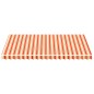 vidaXL Tela de repuesto para toldo amarillo y naranja 4,5x3 m vidaXL Tela de repuesto para toldo amarillo y naranja 4,5x3 m