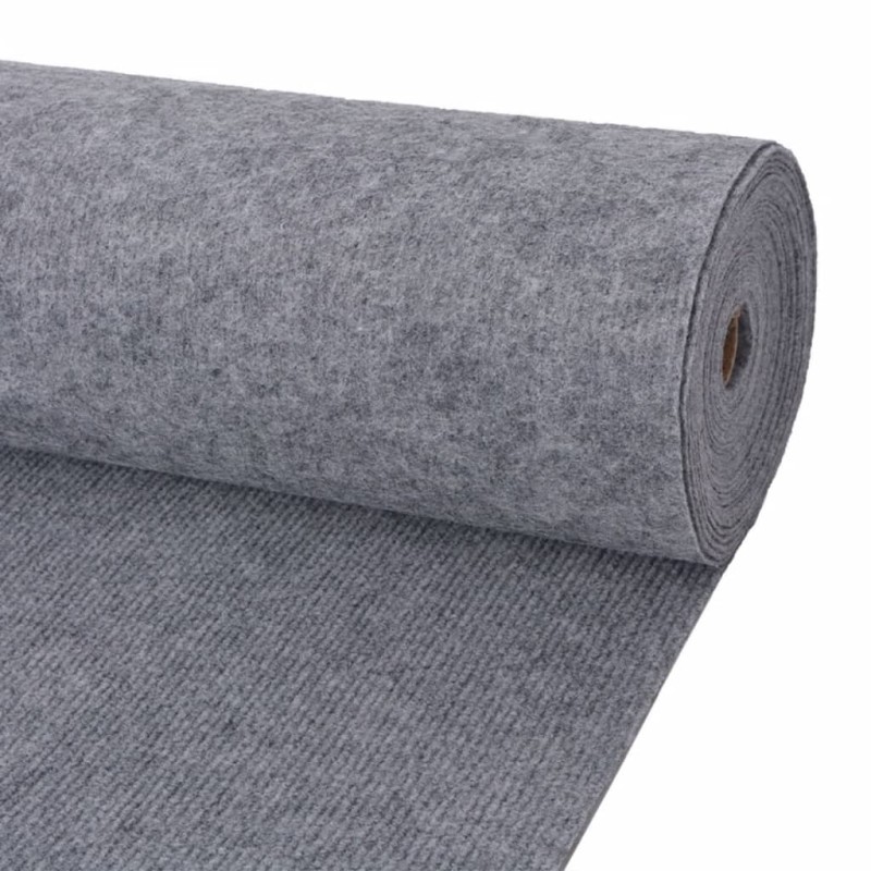vidaXL Alfombra para eventos estriada gris 1,2x20 m vidaXL Alfombra para eventos estriada gris 1,2x20 m