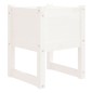 vidaXL Jardinera 2 unidades madera maciza de pino blanco 40x40x52,5 cm vidaXL Jardinera 2 unidades madera maciza de pino blanco 40x40x52,5 cm