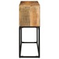 vidaXL Mesa consola de madera de mango rugosa 120x30x75 cm vidaXL Mesa consola de madera de mango rugosa 120x30x75 cm