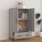 vidaXL Aparador alto de madera contrachapada gris Sonoma 70x31x115 cm vidaXL Aparador alto de madera contrachapada gris Sonoma 70x31x115 cm