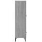 vidaXL Aparador alto de madera contrachapada gris Sonoma 70x31x115 cm vidaXL Aparador alto de madera contrachapada gris Sonoma 70x31x115 cm