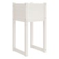 vidaXL Jardinera 2 unidades madera maciza de pino blanco 40x40x81 cm vidaXL Jardinera 2 unidades madera maciza de pino blanco 40x40x81 cm