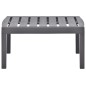 vidaXL Mesa de jardín de plástico moca 78x55x38 cm vidaXL Mesa de jardín de plástico moca 78x55x38 cm