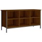 vidaXL Mueble zapatero madera contrachapada roble marrón 100x35x50 cm vidaXL Mueble zapatero madera contrachapada roble marrón 100x35x50 cm