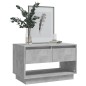 vidaXL Mueble para TV madera contrachapada gris hormigón 70x41x44 cm