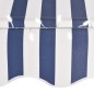 vidaXL Toldo manual retráctil con LED azul y blanco 150 cm vidaXL Toldo manual retráctil con LED azul y blanco 150 cm