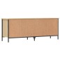 vidaXL Zapatero madera de ingeniería roble Sonoma 131x35x50 cm vidaXL Zapatero madera de ingeniería roble Sonoma 131x35x50 cm