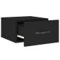 vidaXL Mesitas de noche de pared 2 uds negro 35x35x20 cm vidaXL Mesitas de noche de pared 2 uds negro 35x35x20 cm