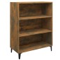 vidaXL Aparador madera contrachapada roble ahumado 69,5x32,5x90 cm vidaXL Aparador madera contrachapada roble ahumado 69,5x32,5x90 cm