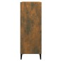 vidaXL Aparador madera contrachapada roble ahumado 69,5x32,5x90 cm vidaXL Aparador madera contrachapada roble ahumado 69,5x32,5x90 cm
