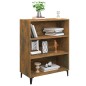 vidaXL Aparador madera contrachapada roble ahumado 69,5x32,5x90 cm vidaXL Aparador madera contrachapada roble ahumado 69,5x32,5x90 cm