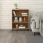 vidaXL Aparador madera contrachapada roble ahumado 69,5x32,5x90 cm vidaXL Aparador madera contrachapada roble ahumado 69,5x32,5x90 cm