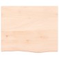 vidaXL Encimera de baño madera maciza sin tratar 60x40x6 cm vidaXL Encimera de baño madera maciza sin tratar 60x40x6 cm