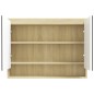 vidaXL Armario de baño con espejo MDF blanco y roble 80x15x60 cm vidaXL Armario de baño con espejo MDF blanco y roble 80x15x60 cm