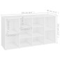 vidaXL Banco zapatero de madera contrachapada blanco 103x30x54,5 cm vidaXL Banco zapatero de madera contrachapada blanco 103x30x54,5 cm